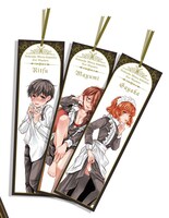 「僕らはみんな河合荘」のブックカバーに付属する、3種類のしおり。