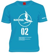 「蒼き鋼のアルペジオ」の「タカオ02Tシャツ」の青。サイズはS～LLの4段階。3500円。