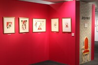 「緋色の椅子」の原画。