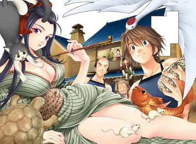 小林拓己「湯屋！～江戸風呂黄表紙～」カット