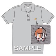 鹿の子ポロシャツ（グレー）、4095円。