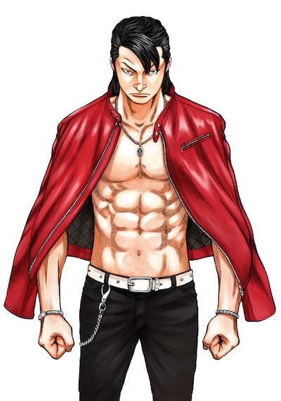 高橋ヒロシが描き下ろした「蔵持飛鳥」。