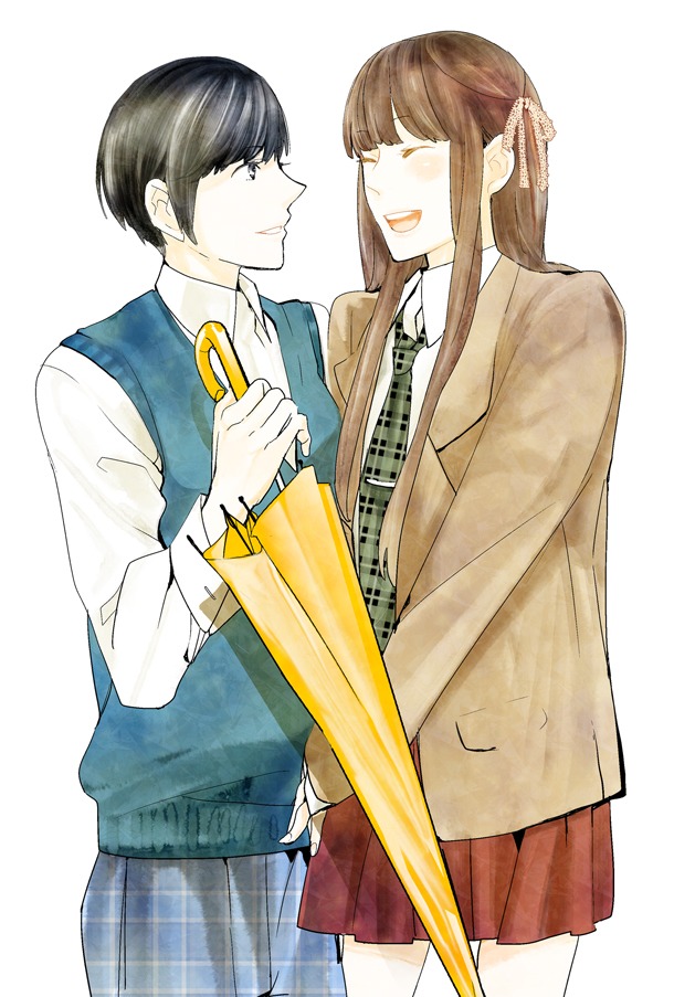 プリンセスGOLD9月号に掲載されている、西UKO「となりのロボット」のカット。