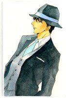 プリンセスGOLD9月号に掲載されている、山田圭子「夏庭待宵人」のカット。