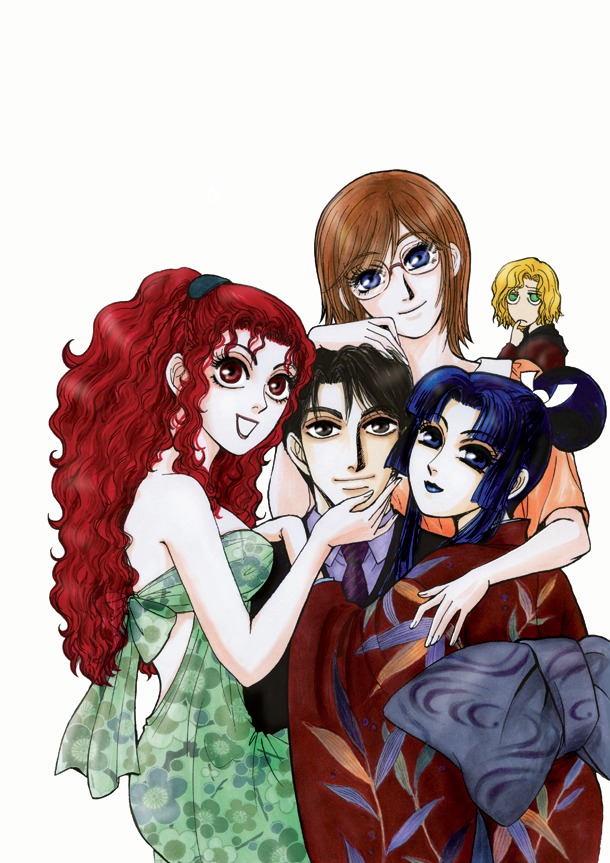 単行本最終4巻が発売された、吉川うたた「東のはて通り異聞」のカット。