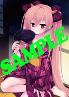 500名に当たる、「アリアからのメッセージ付き残暑お見舞いポストカード」。