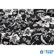 「SR’ES RAINBOW ワンピース アロハシャツ（Straw Hat Crew Aloha）ブラック／ホワイト」(c)尾田栄一郎／集英社・東映アニメーション