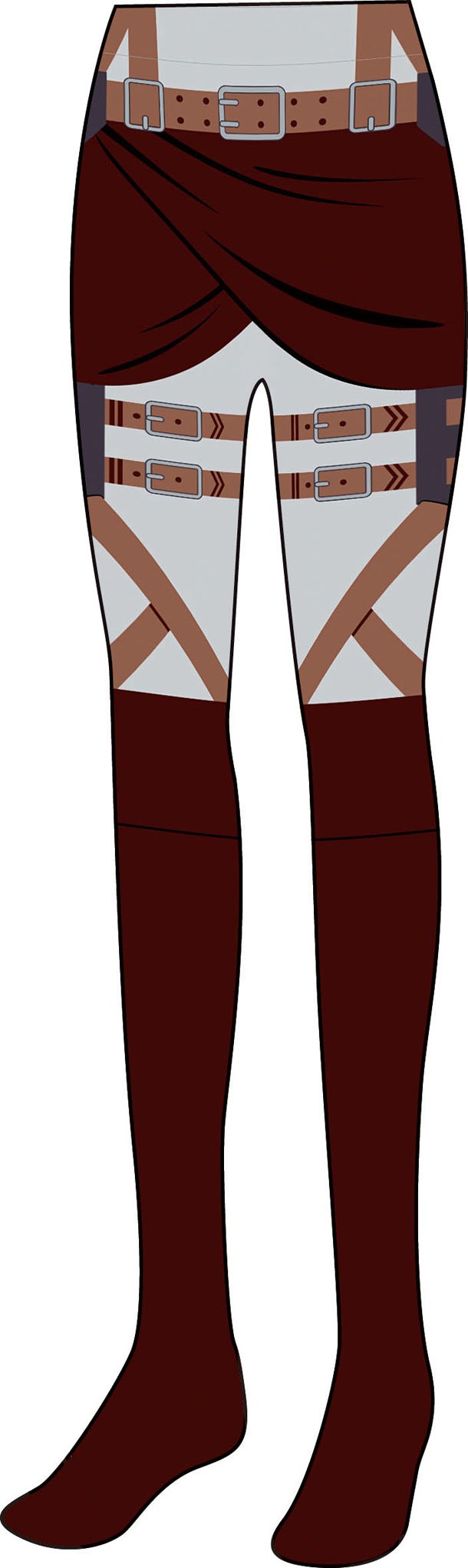 プリントタイツ（兵士柄）(c)諫山創／講談社 (c)諫山創・講談社／「進撃の巨人」製作委員会