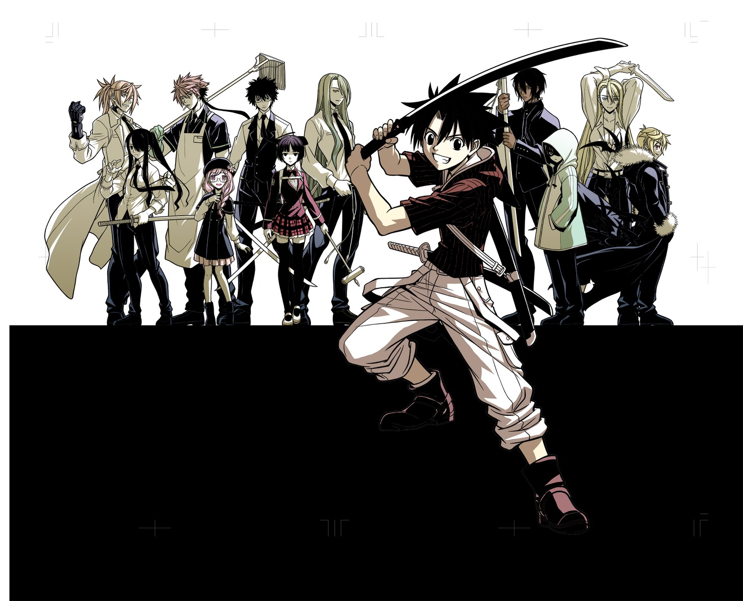 赤松健「UQ HOLDER!」扉イラスト