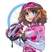 松本規之が「止まらないで自転車乙女」の帯に描き下ろしたイラスト。(c)NORIYUKI MATSUMOTO/MAG Garden