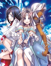 天野こずえによる「ああっ女神さまっ」のイラスト。