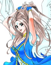 曽田正人による「ああっ女神さまっ」のイラスト。