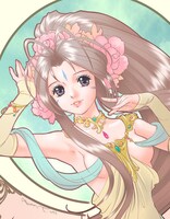 高田明美による「ああっ女神さまっ」のイラスト。