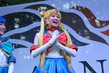 セーラームーン役の大久保聡美。