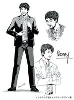 インドネシア版「ドラゴン桜」に登場するキャラクターのデザイン案。