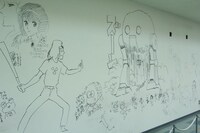 浦沢直樹による「20世紀少年」の巨大ロボットと、それに立ち向かう「究極超人あ～る」の鳥坂先輩。