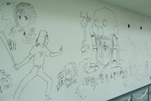 浦沢直樹による「20世紀少年」の巨大ロボットと、それに立ち向かう「究極超人あ～る」の鳥坂先輩。