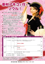 「東村アキコと行くソウル！」行程表