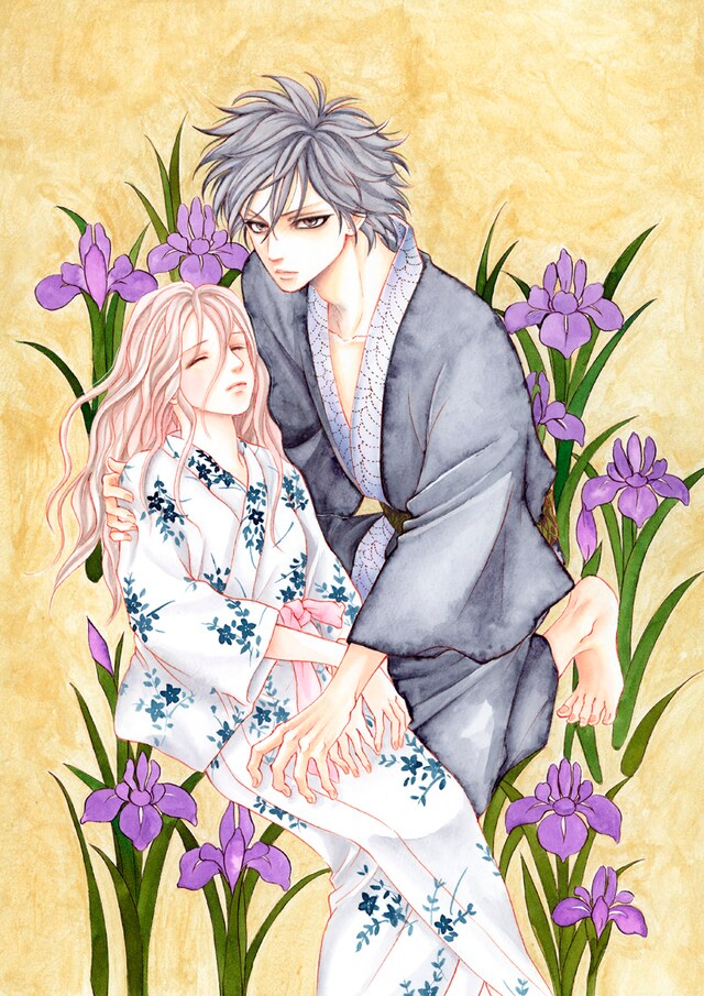 高梨みつばの新連載「スミカスミレ」扉イラスト。 (c)高梨みつば／集英社