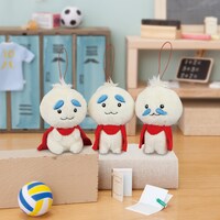 メソマスコット（全3種）。(c)FURYU CORPORATION 2013. All Rights Reserved. (c)うすた京介・スタジオジレッタ／集英社・TBS