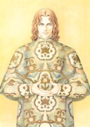 「チェーザレ～破壊の創造者～」のカラー原稿。