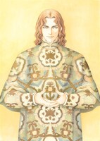 「チェーザレ～破壊の創造者～」のカラー原稿。