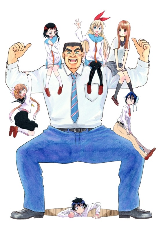 「ニセコイ」と「俺物語!!」のコラボマンガ「俺コイ!!」カット (c)古味直志／集英社 (c)アルコ・河原和音／集英社