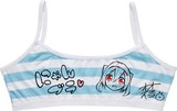 オオハマイコのサイン入り縞ブラジャー。
