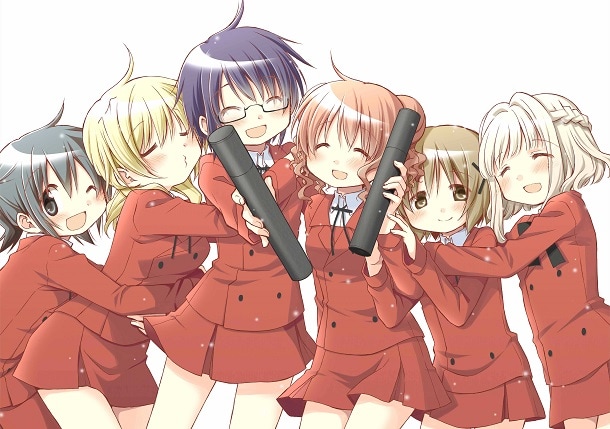 蒼樹による描き下ろしのジャケットイラスト。左から乃莉、宮子、沙英、ヒロ、ゆの、なずな。別れを控えながらも素敵な笑顔を浮かべる6人に注目だ。(c)蒼樹うめ・芳文社／ひだまり荘管理組合