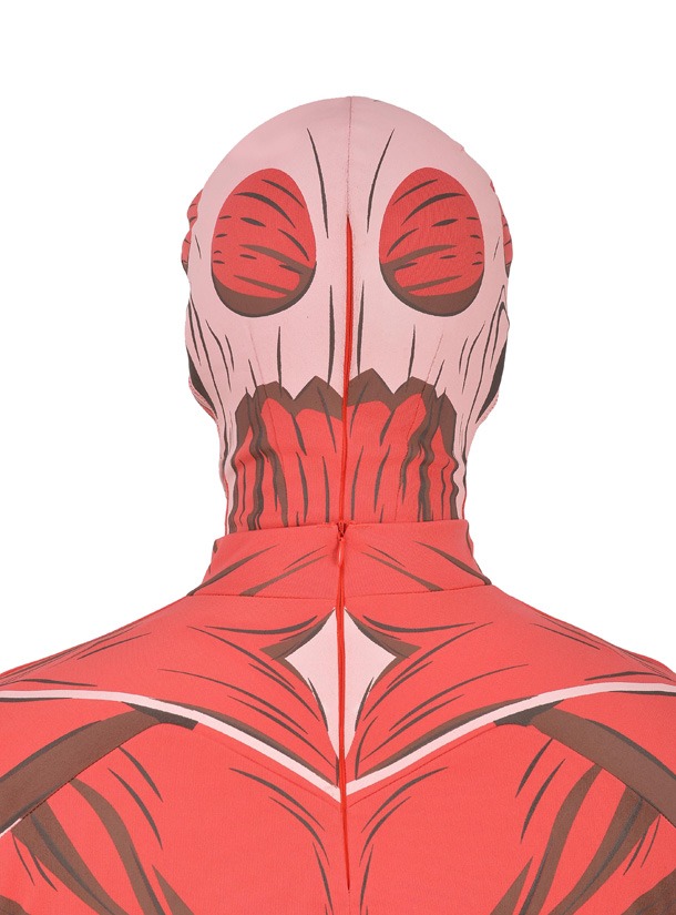超大型巨人コスチュームセットの背面。(c)諫山創・講談社／「進撃の巨人」製作委員会