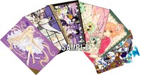 「CLAMP京都原画展」会場で販売されるポストカードセット。(c)CLAMP・ShigatsuTsuitachi CO.,LTD.