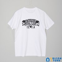 キャプテンハーロック Tシャツ ツインスカル（ホワイト）(c)松本零士／キャプテン・ハーロック製作委員会