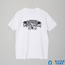 キャプテンハーロック Tシャツ ツインスカル（ホワイト）(c)松本零士／キャプテン・ハーロック製作委員会