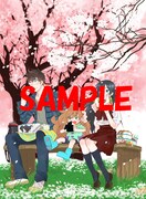 COMIC ZIN全店で購入するともらえる特製イラストカード。