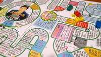 「人生ゲーム 島耕作」の盤面サンプル。