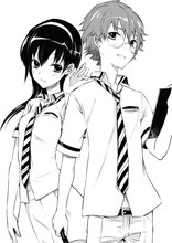 高河ゆんが描いた「ナナマル サンバツ」の描き下ろしイラスト。