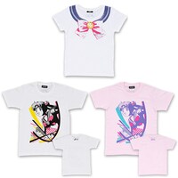 「なりきりセーラーTシャツ」と「POPアート柄Tシャツ」2色、各3150円。(c) Naoko Takeuchi (c)武内直子・PNP・東映アニメーション