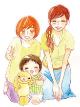 鳥野しの「オハナホロホロ」予告カット。