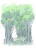 ふみふみこ「めめんと森」予告カット。