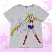 「美少女戦士セーラームーン Full color print Tシャツ セーラームーン(杢グレー)」(C)Naoko Takeuchi(C)武内直子・PNP・東映アニメーション