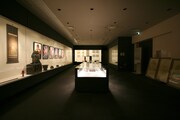 本能寺での展示の様子。