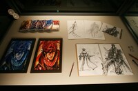 本能寺での展示の様子。