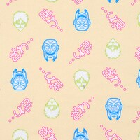 「アカギスプーン＆鷲巣フォーク＆ざわざわクロス」の絵柄。