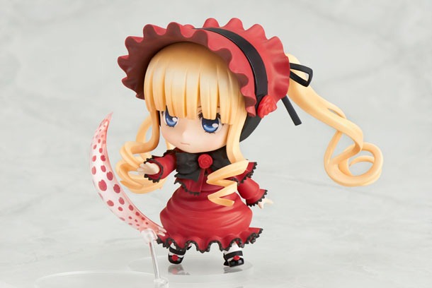 エフェクトパーツの「薔薇の尾（ローズテイル）」を放つ真紅。(c)PEACH-PIT・集英社／ローゼンメイデン製作委員会