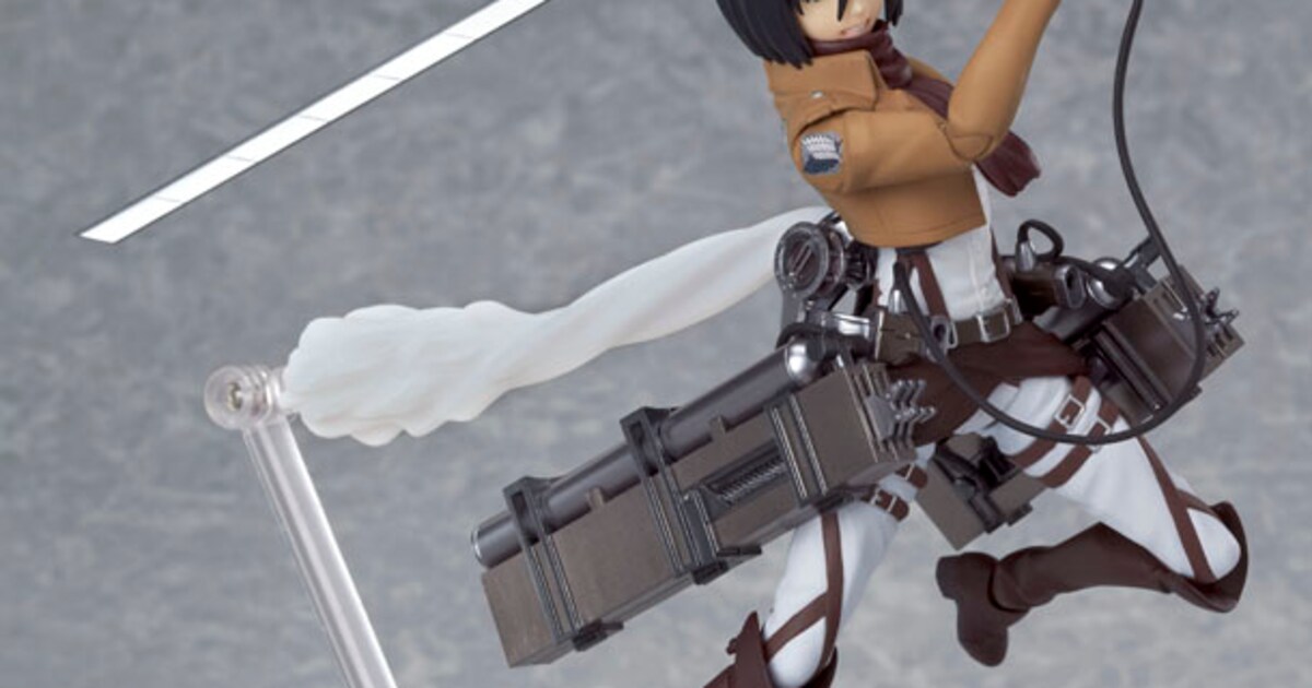 進撃の巨人」ミカサが2種類のフィギュアになって登場 - コミックナタリー