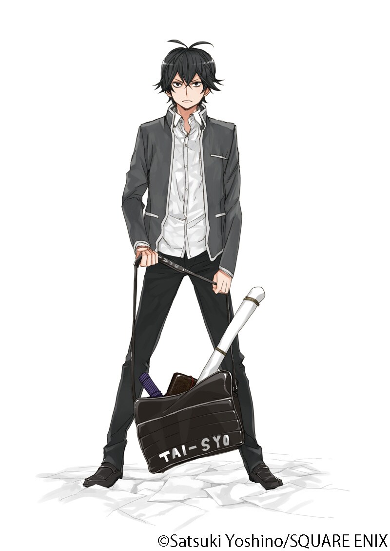 ヨシノサツキ「ばらかもん」のスピンオフ新連載「はんだくん」の予告カット。