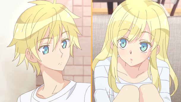 アニメ「Super Seisyun Brothers―超青春姉弟s―」より。画像左から逢坂良太が演じる新本チカ、山本希望が演じる新本チコ。(c)慎本真・COMICポラリス/AIC