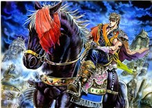 ケンシロウと黒王号のビジュアル。 (c)武論尊・原哲夫/NSP 1983