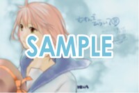 まんが王で配布されるイラストカード。