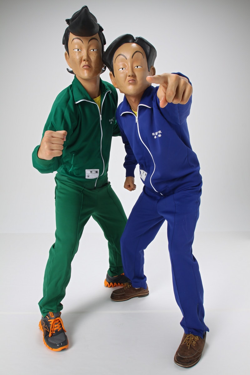 さまざまな著名人と共演した「行け！稲中卓球部」前野と井沢。